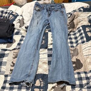Cowgirl Tuff Light Blue Boot Cut Jeans